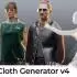 Blender智能服装生成插件_Divine Cut v4.0.9